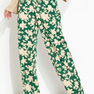 Calça Floral Verde