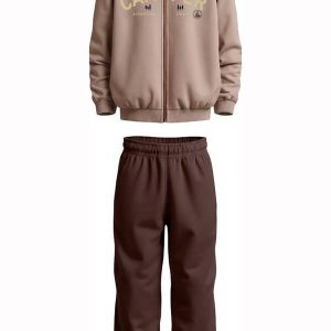 Conjunto Camper em Moletom Bege