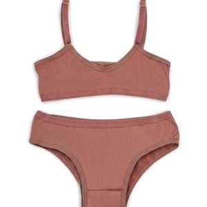 Conjunto Infantil sem Bojo Rosa