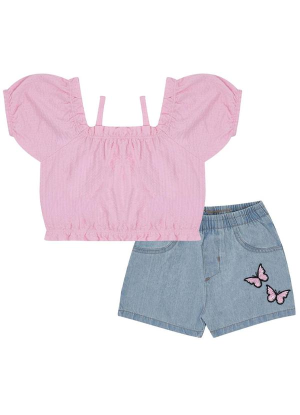 Conjunto Malha Rosa