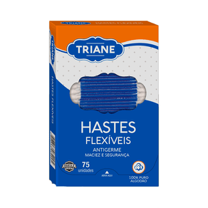 Hastes Flexíveis Triane Antigerme 75 Unidades