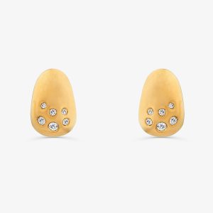 Brinco Midi Astral em Prata 925 com Banho de Ouro Amarelo 18k