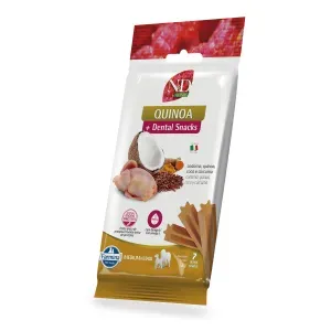 Petisco Dental N&D Quinoa Cães Médios e Grandes Codorna, Quinoa, Coco e Cúrcuma - 100 g