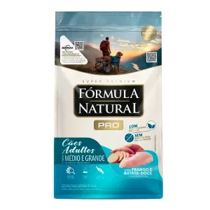 Ração Fórmula Natural Pro Cães Adultos Médio e Grande Frango e Batata-doce