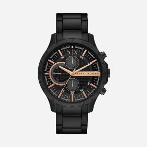 Relógio Armani Exchange Cronógrafo Masculino em Aço Preto AX2429B1
