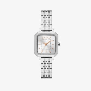 Relógio Armani Exchange Feminino Leila Em Aço Prateado AX5724B1