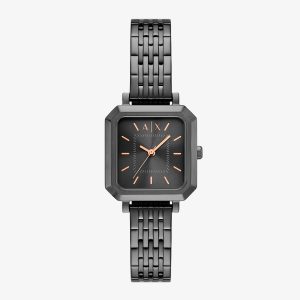 Relógio Armani Exchange Leila Feminino em Aço Preto AX5732B1